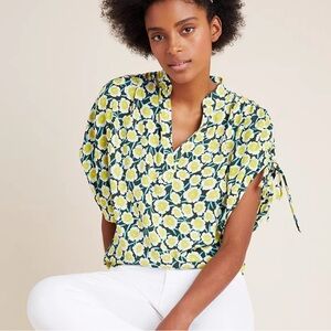 Diane von Furstenburg Grania Silk Floral Top